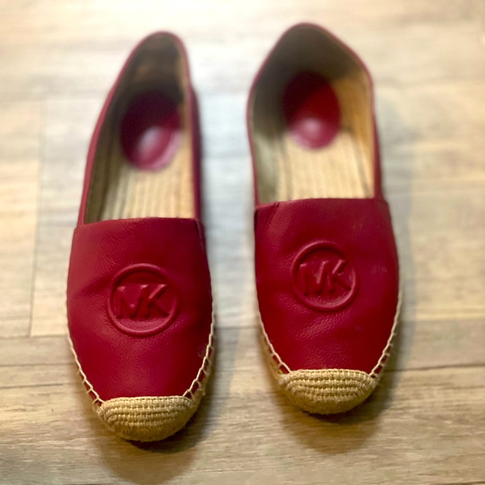 Michale Kors leather espadrilles